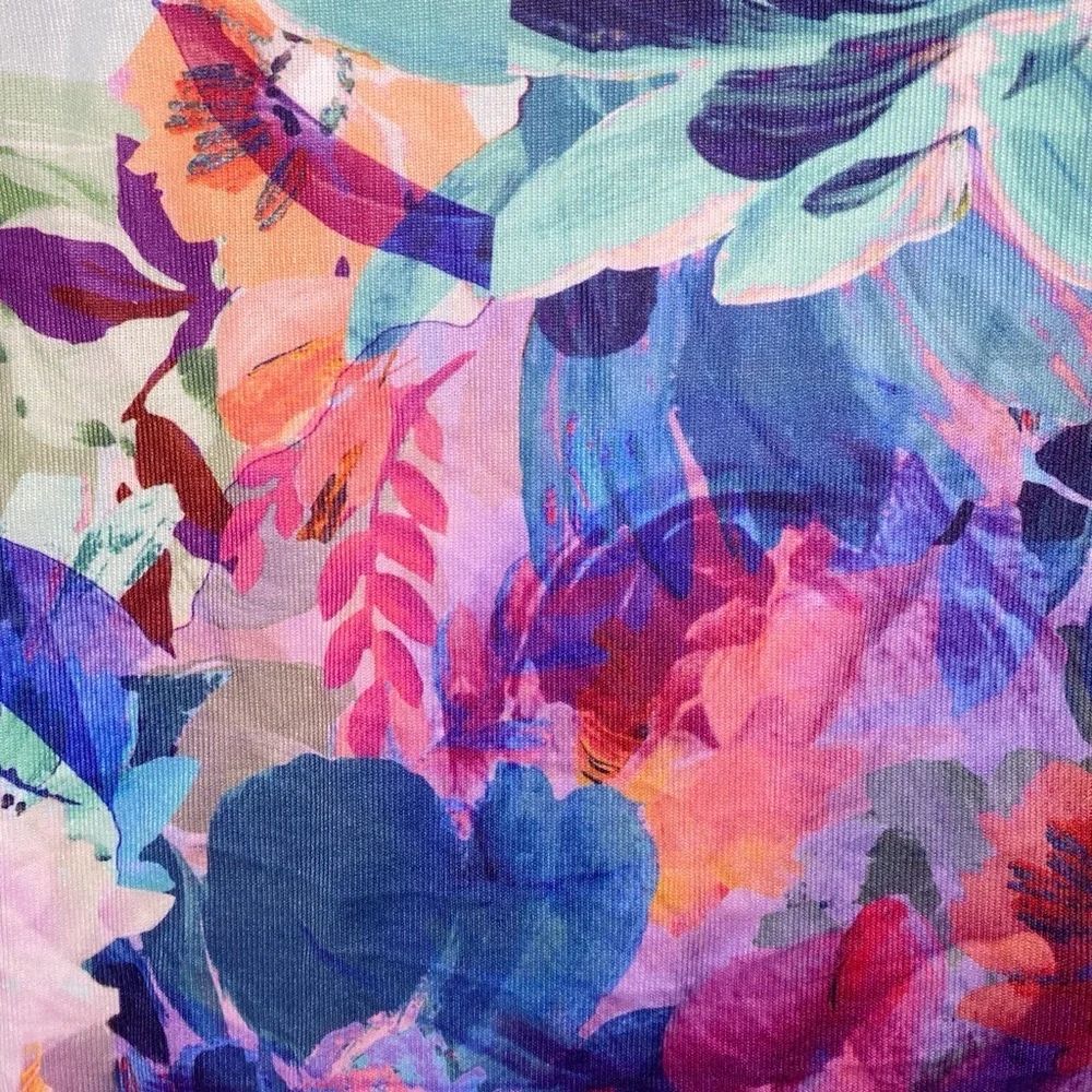 Soft Surroundings Pasaia Floral Long Sleeve Top - Picture 12 of 13